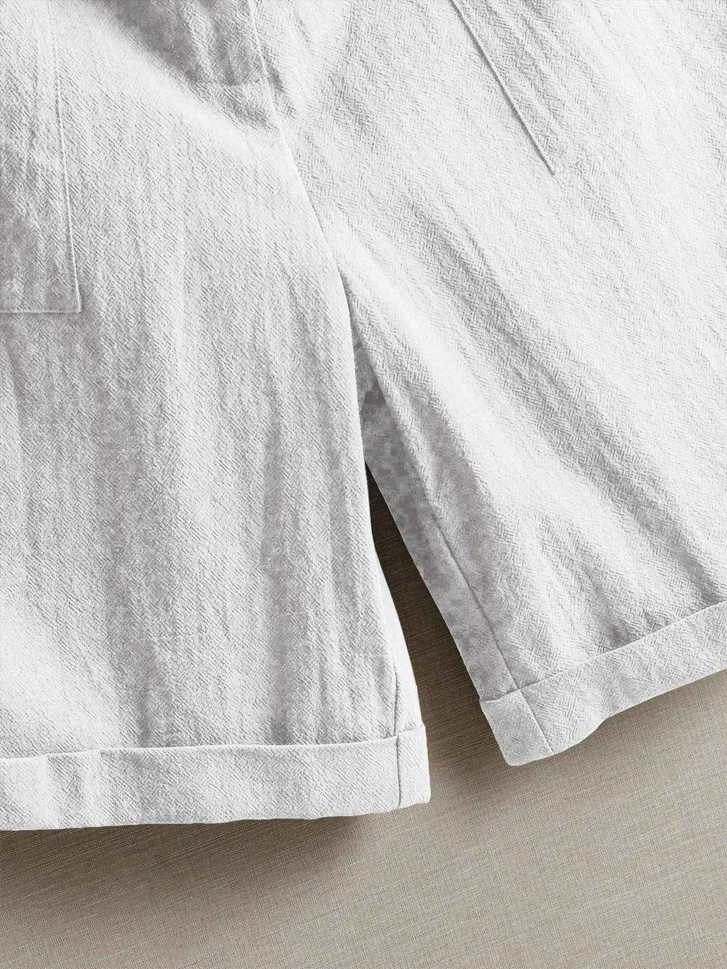 Summer women's thin five-point pants, wide-leg casual straight-leg high-waisted women's pants, fashionable outdoor sports pants