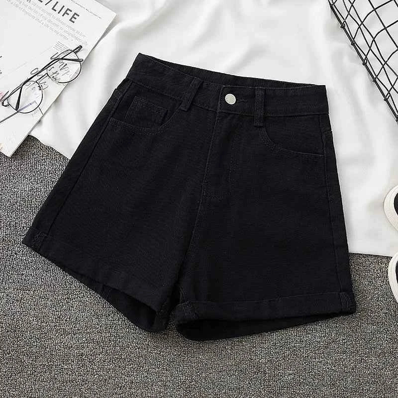 Trendy Ripped Straight Leg Jeans Women's Spring Summer High Waist Loose Wide Leg Pants Slimming Design Casual Denim Jeans